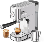 XIXUBX 20 Bar Compact Espresso Machine with Pressure Gauge